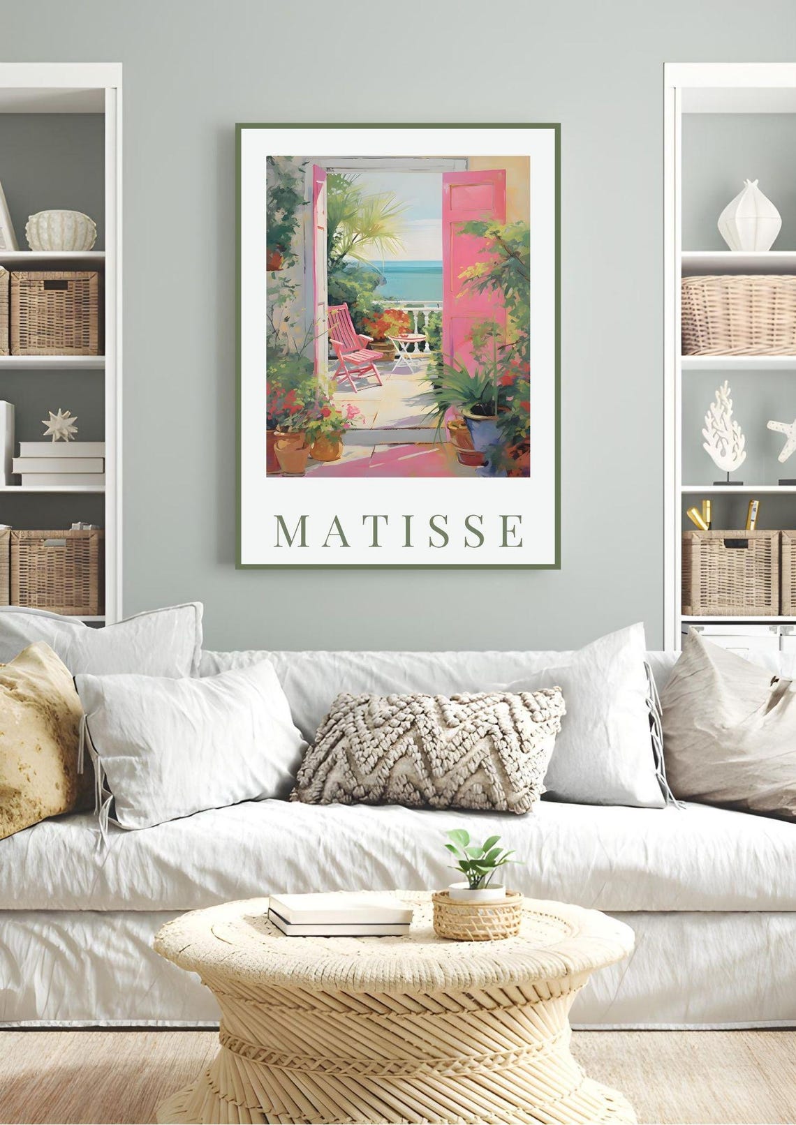 Henry Matisse Exhibition Poster Famous Gallery Wall Art Print Painting Art Print Floral Wall Print Garden Scenery Nature Living Room Art - Image 2