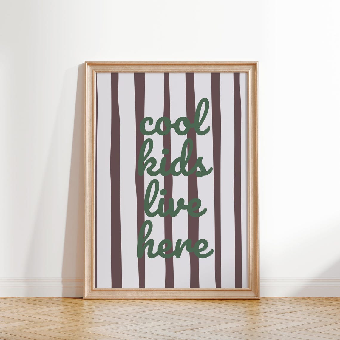 Playroom Poster Cool Kids Live Here Wall Art Modern Nursery Decor Playroom Poster Lavender Child Art - Image 2