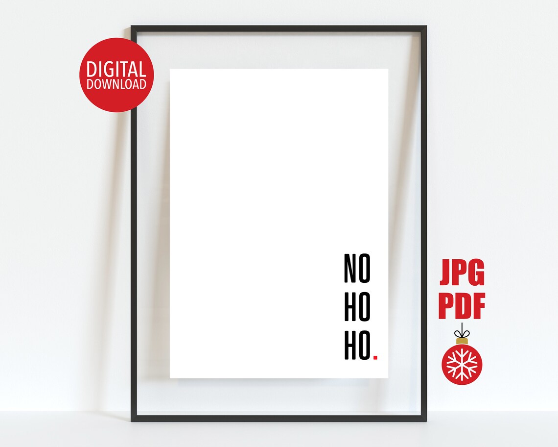 Sarcastic Holiday Humour Poster Rude Christmas Sayings Teen Room Decor Wall Art Festive Office Print Secret Santa Gift
