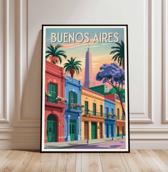 Buenos Aires Print Wall Art Poster Photo Decor Argentina