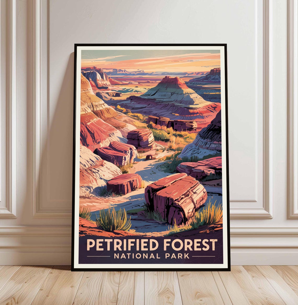 Petrified Forest National Park Arizona Painted Desert Red Rocks Poster
