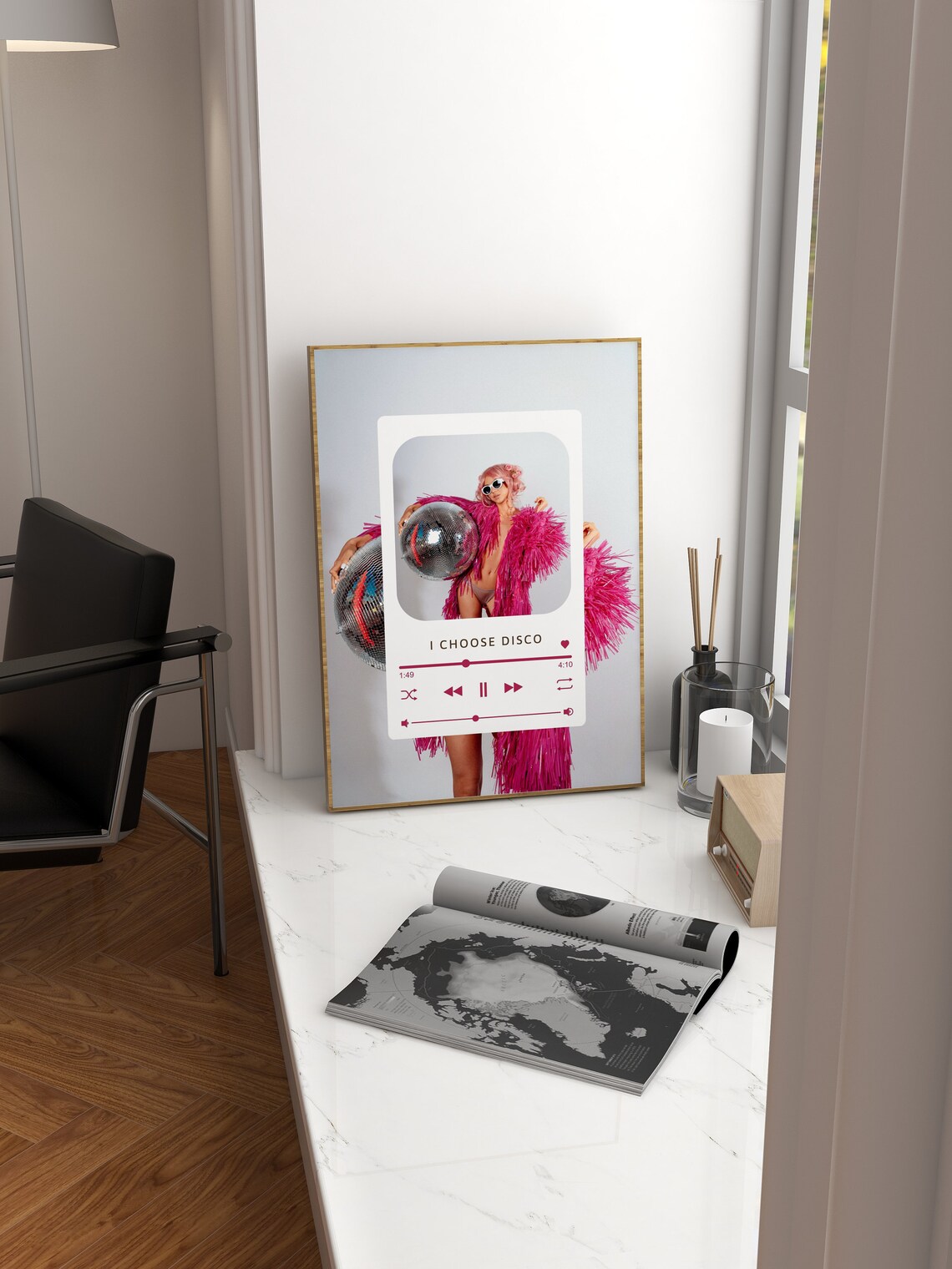 I Choose Disco, Trendy Dorm Room Music Poster - Image 4