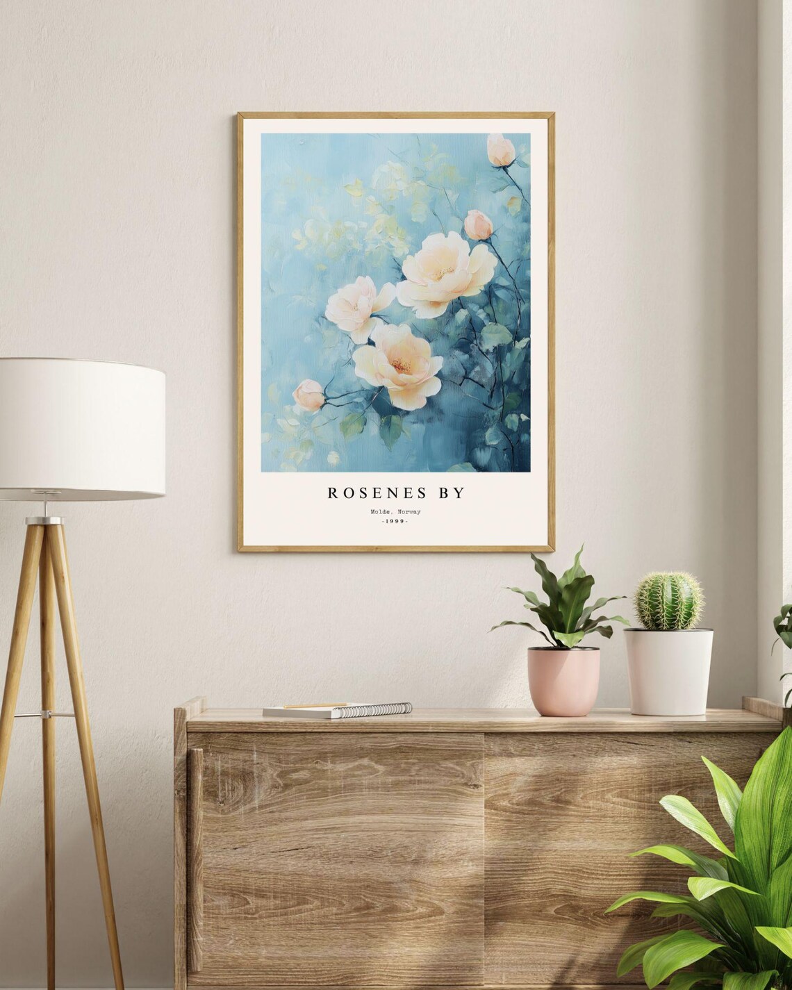 Floral Garden Painting, Boho Flower Market Art Print - Image 2