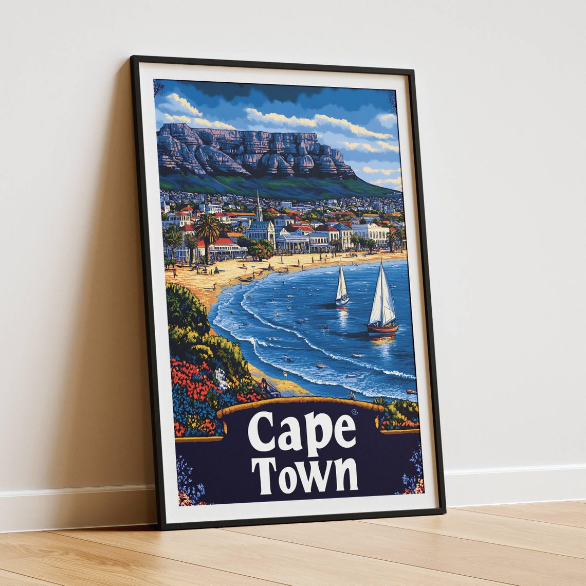 Cape Town Travel Poster, South Africa Africa - Image 4