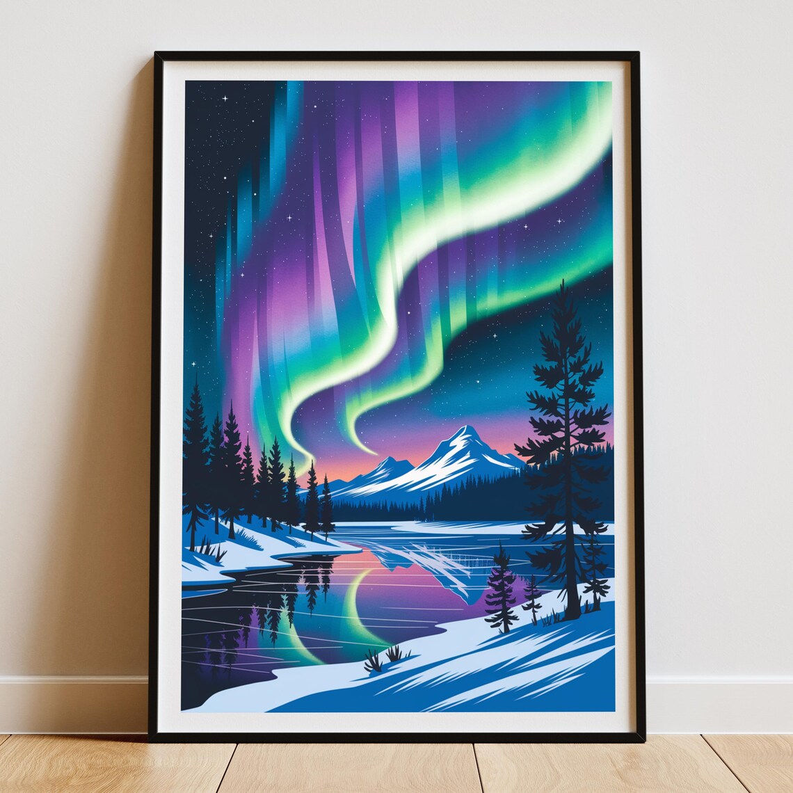Northern Lights Abisko Sweden - Aurora Poster - Image 4
