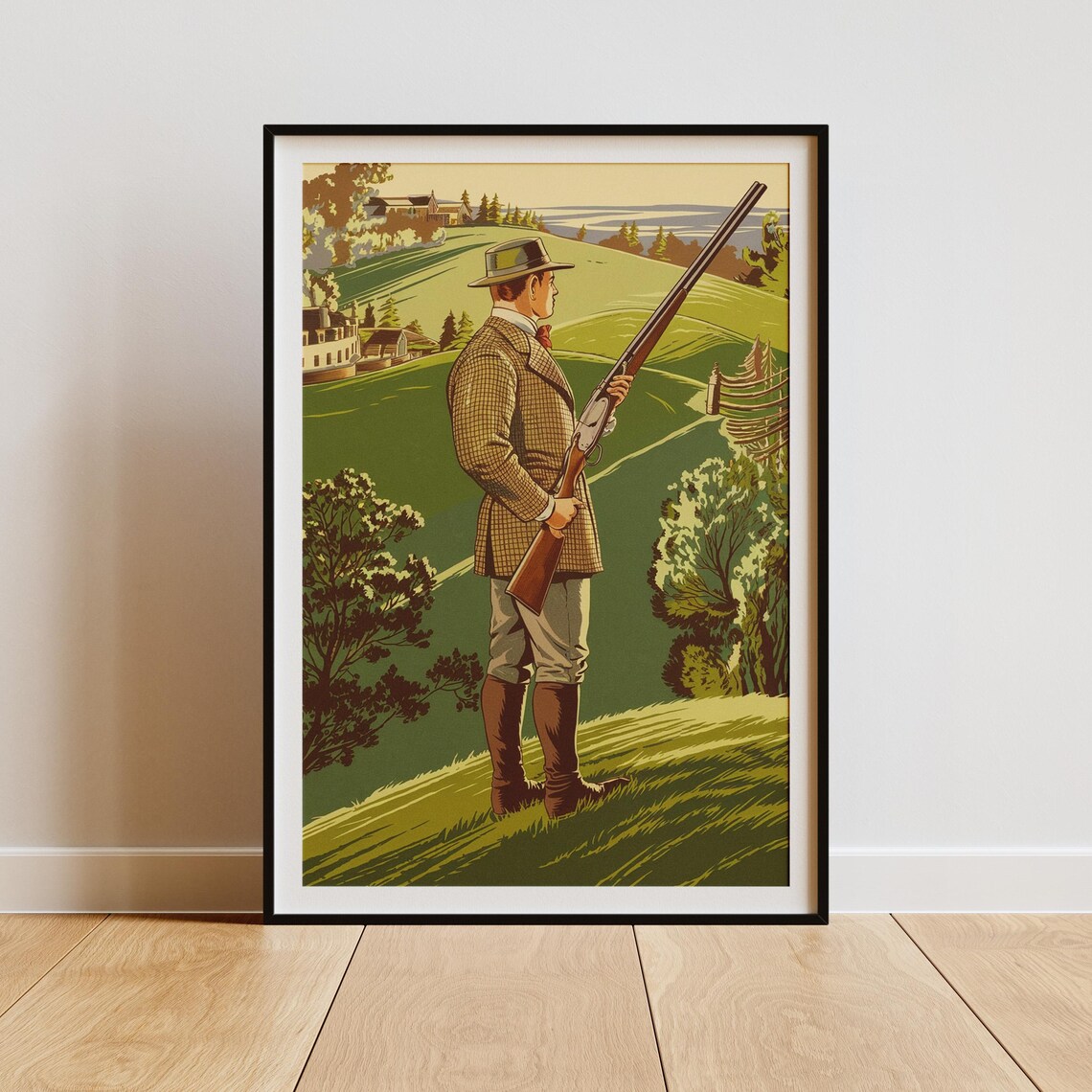 Classic British Huntsman, Vintage Sporting Poster - Image 2