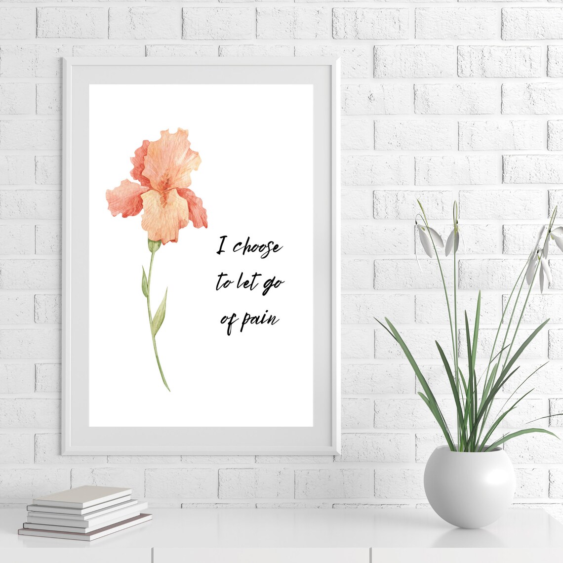 Wildflowers With Motivational Sayings, Watercolor Designs - Image 3