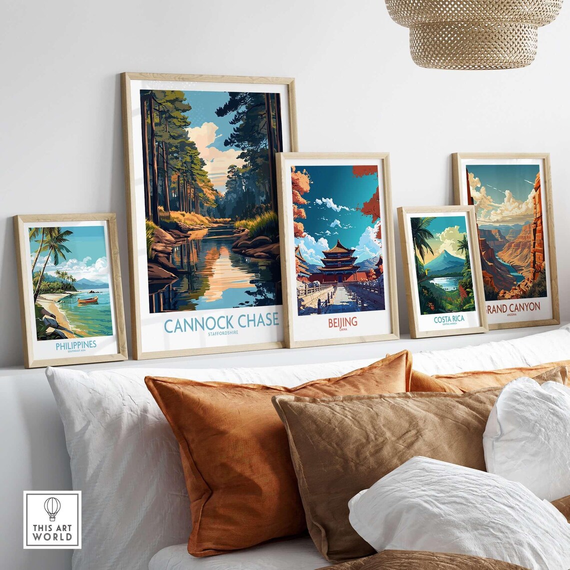 Cannock Chase, Staffordshire England Travel Poster - Image 3