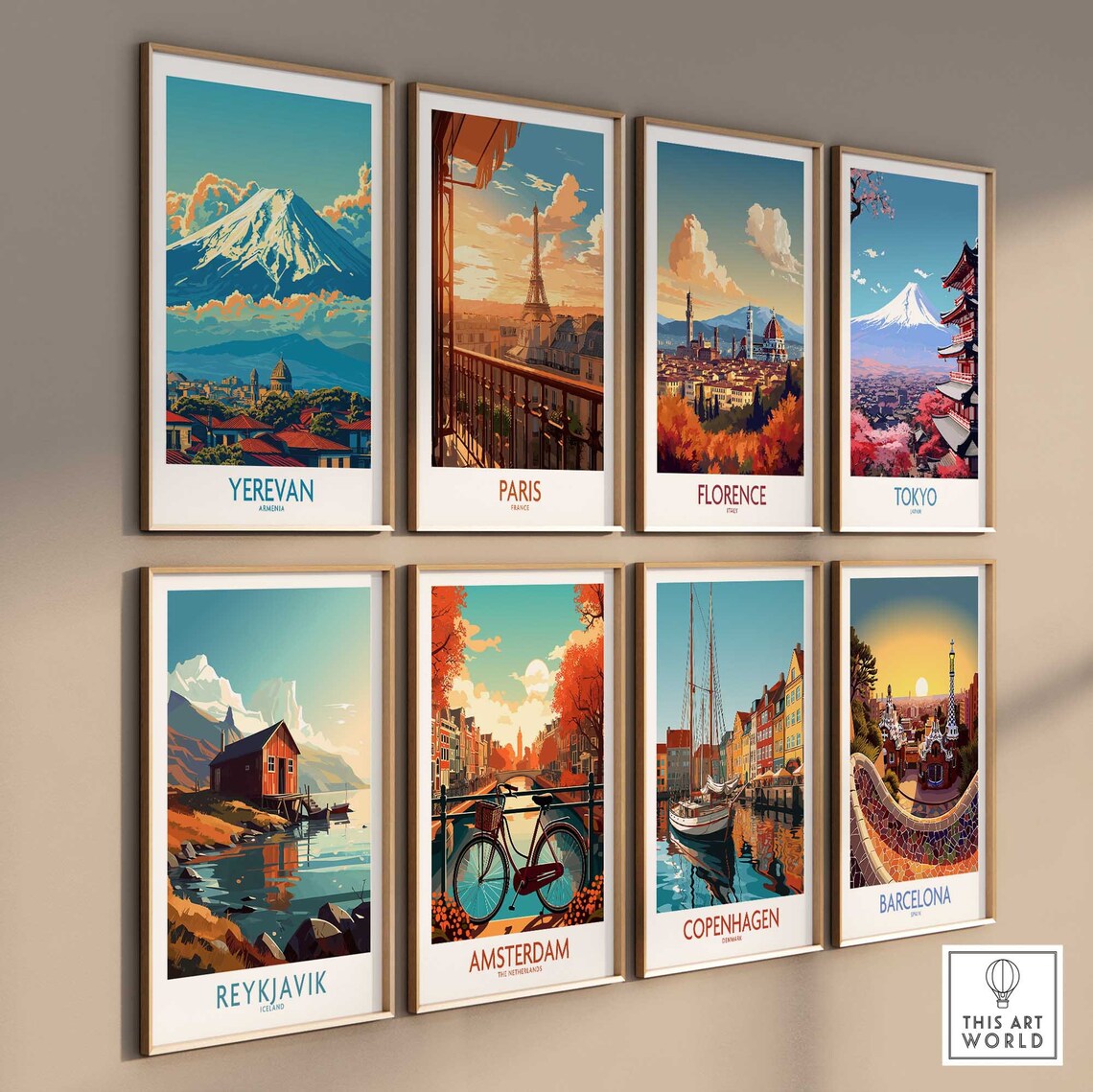 Yerevan Travel Poster, Armenia City Art Print - Image 3