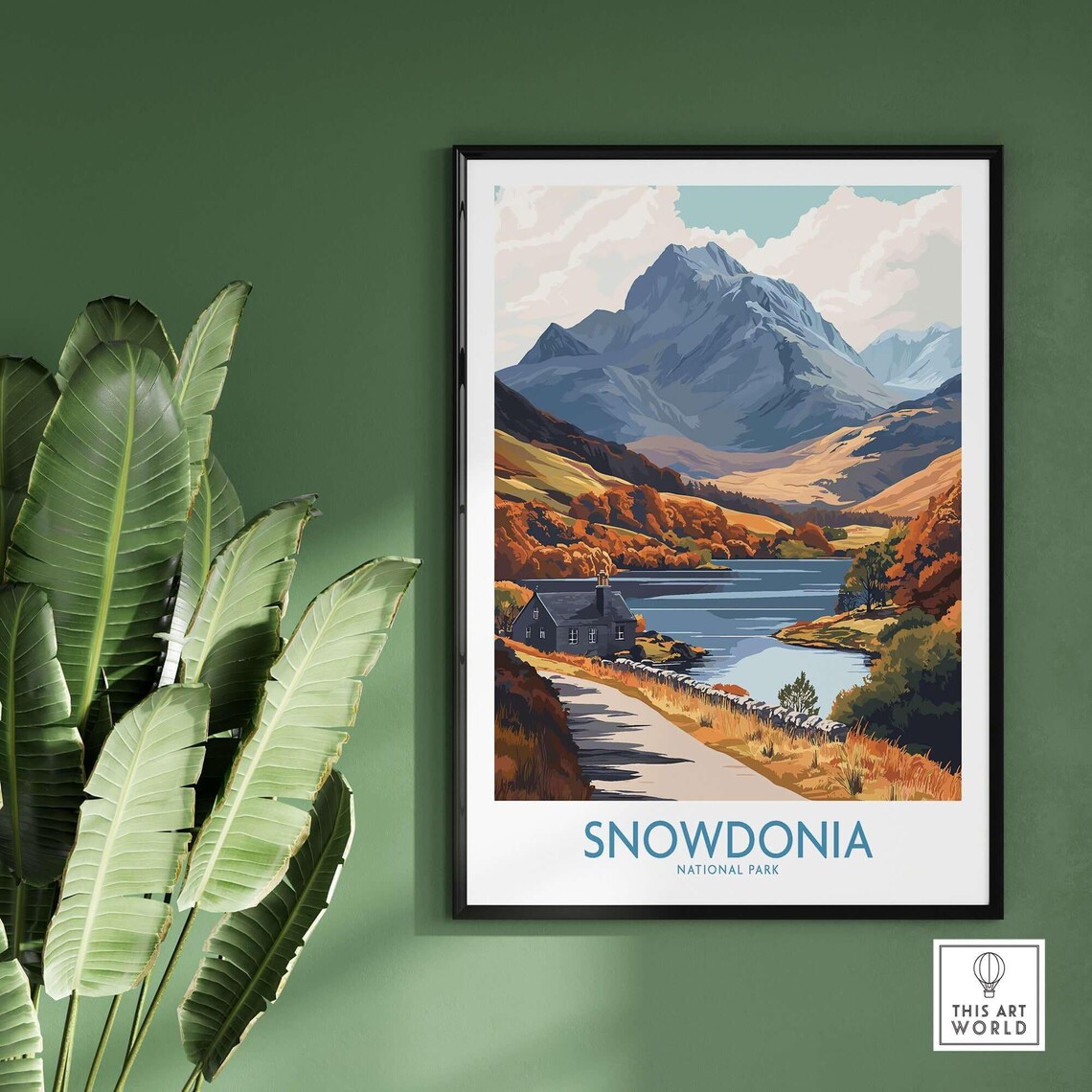 Snowdonia National Park, Wales Travel Poster - Image 2