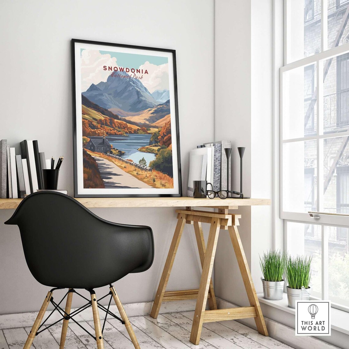 Snowdonia National Park, Wales Office Art Print - Image 4