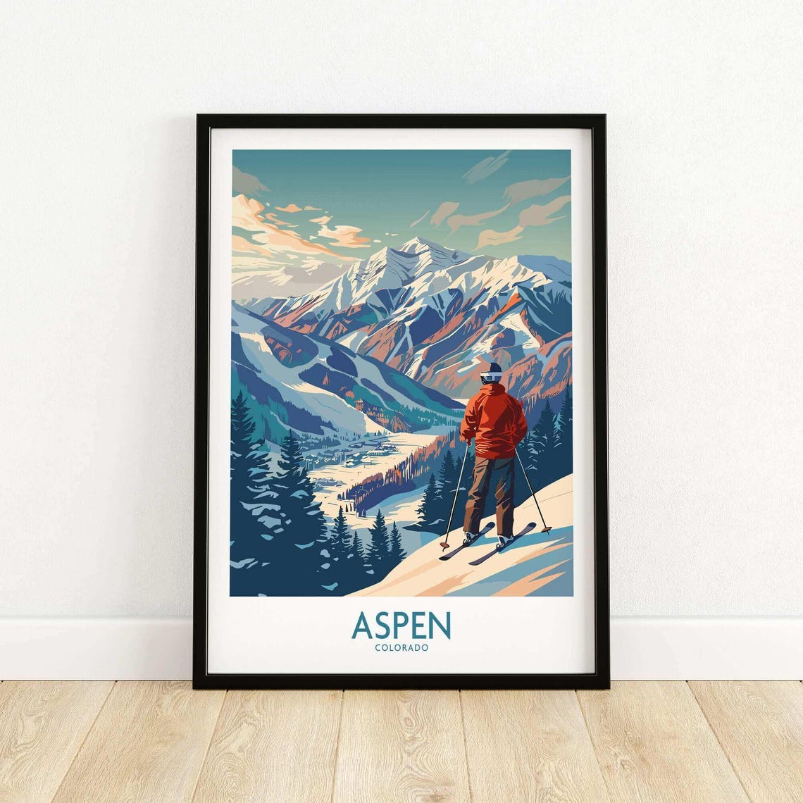 Aspen Ski Lodge, Ski Room Art Print - Image 5