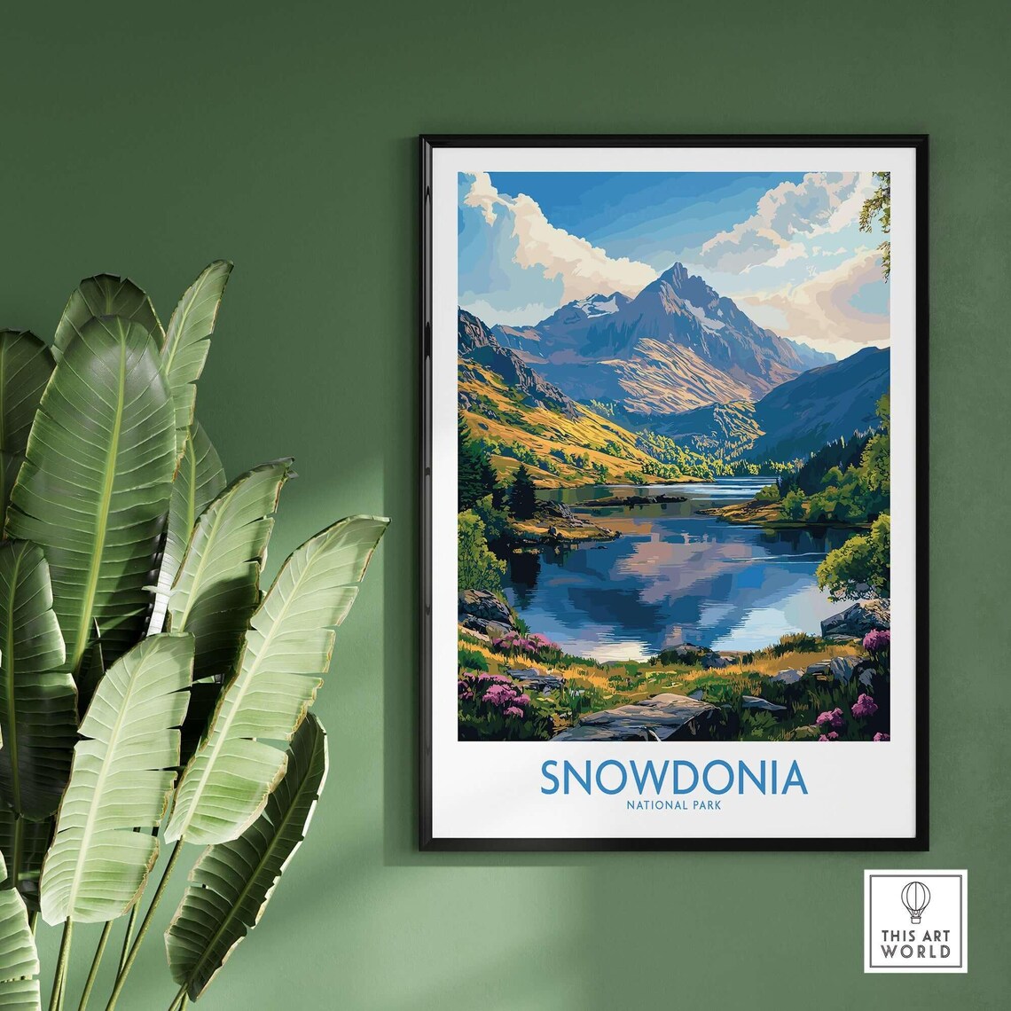 Snowdonia National Park - Vintage Travel Print - Image 2