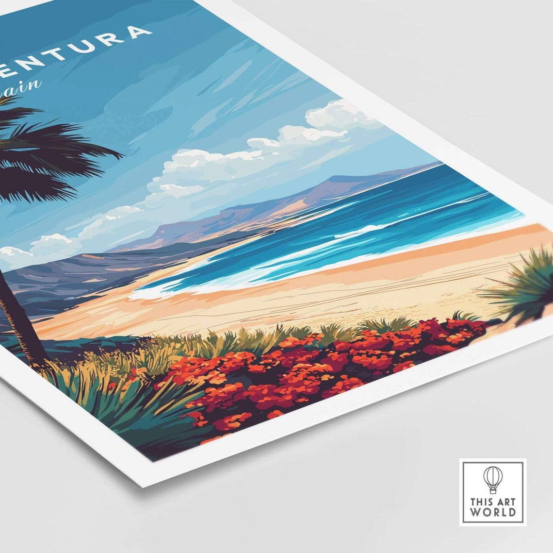 Fuerteventura Poster, Wall Decor Illustration - Image 5