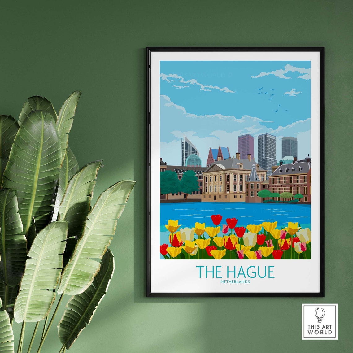 The Hague, Netherlands Travel Poster - Image 2