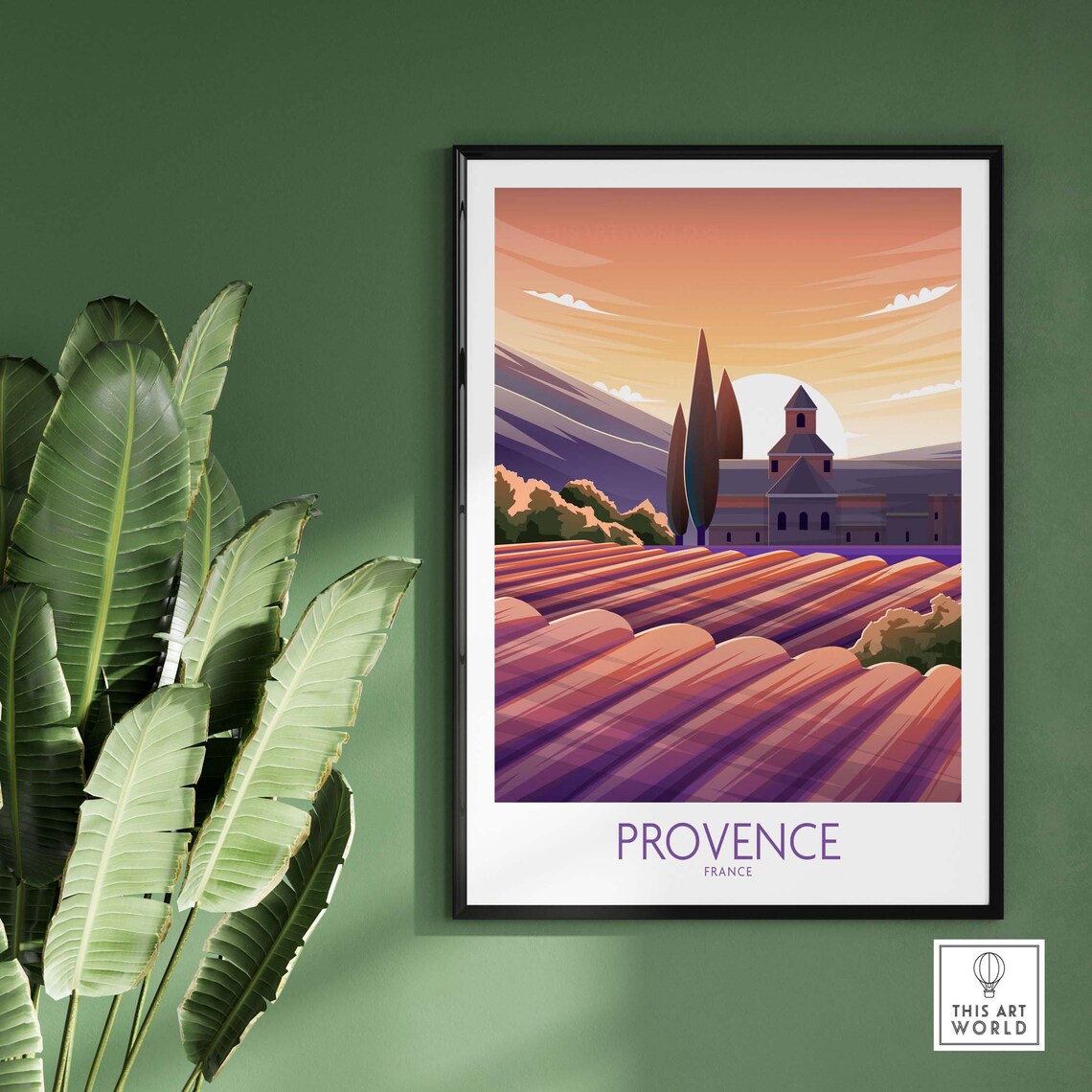 Provence France Travel Poster, Vintage Travel Poster - Image 2