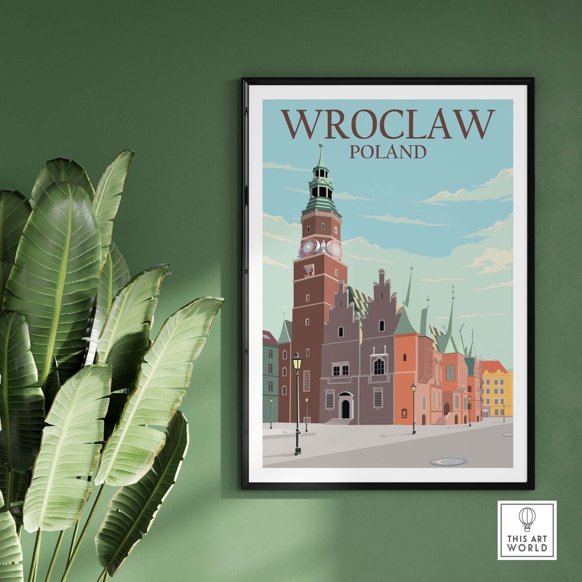 Wroclaw Vintage Travel Poster, Poland Wall Art - Image 2