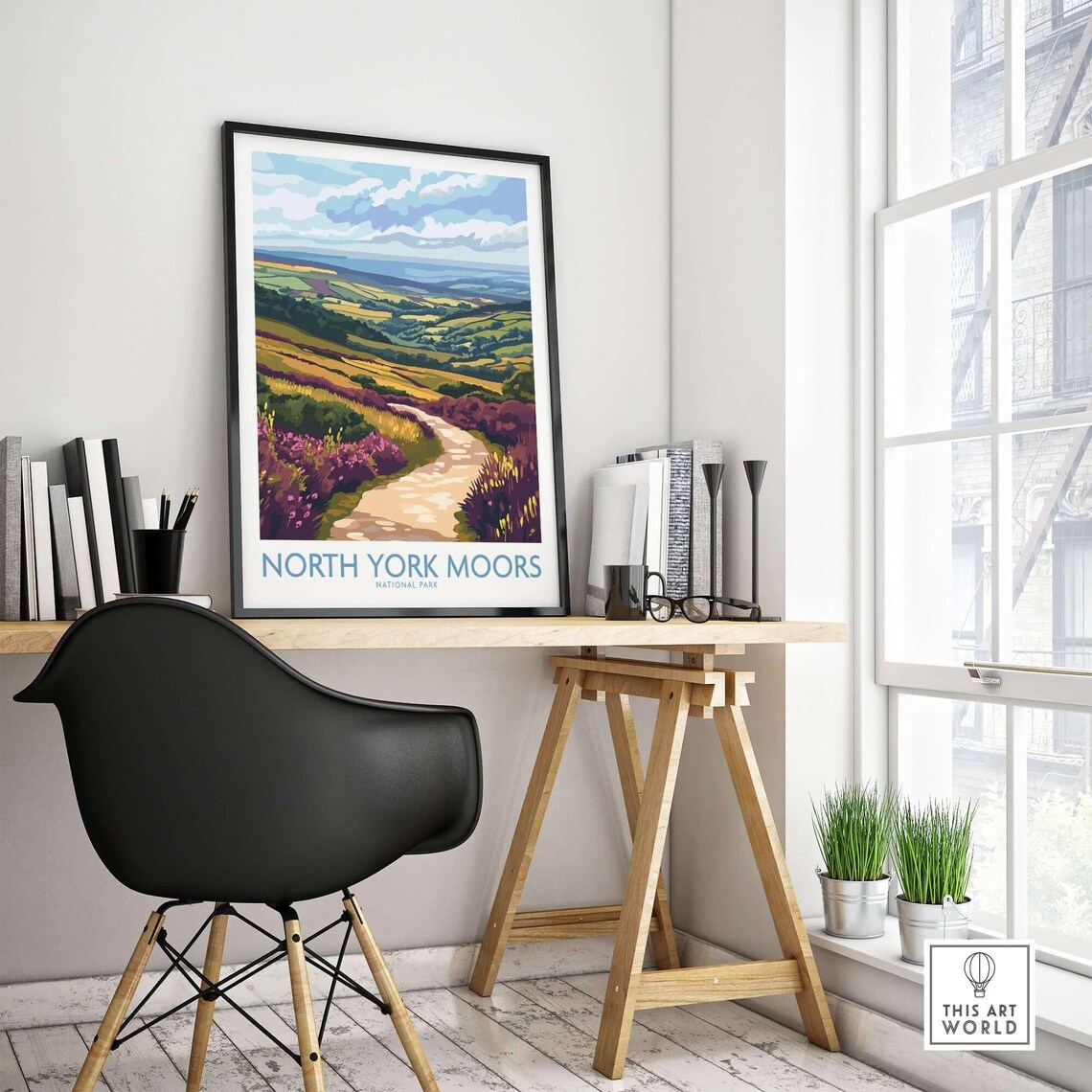 North York Moors Travel Poster, National Park - Image 4