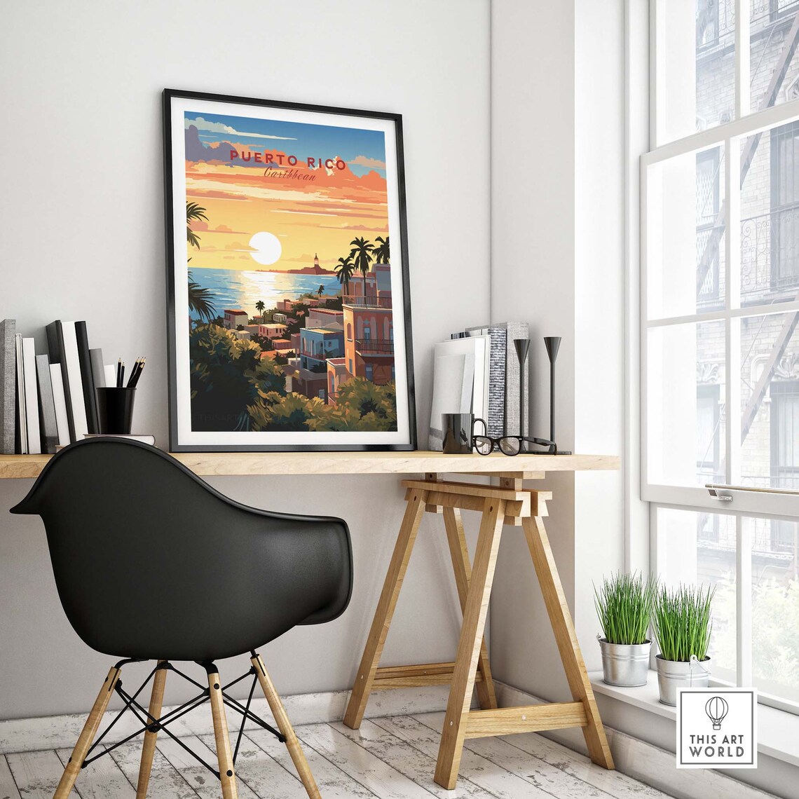 Puerto Rico Travel Poster, Home Decor Art Print - Image 4