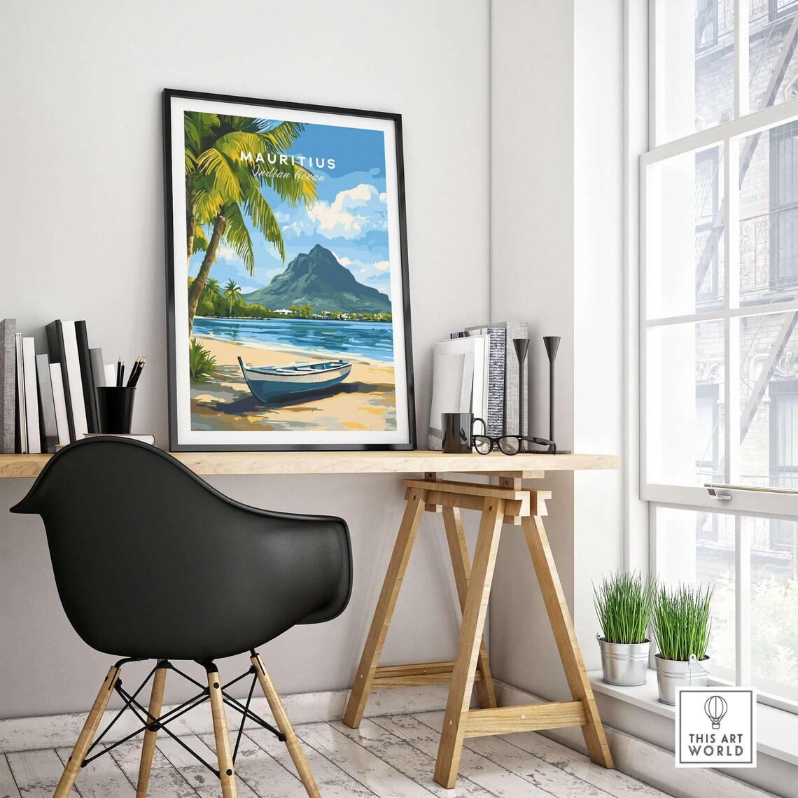 Mauritius Seascape, Tropical Island Decor - Image 4