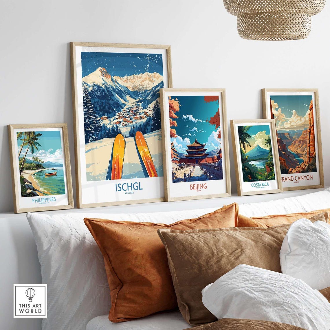 Ischgl Ski Resort Travel Poster, Austria - Image 3