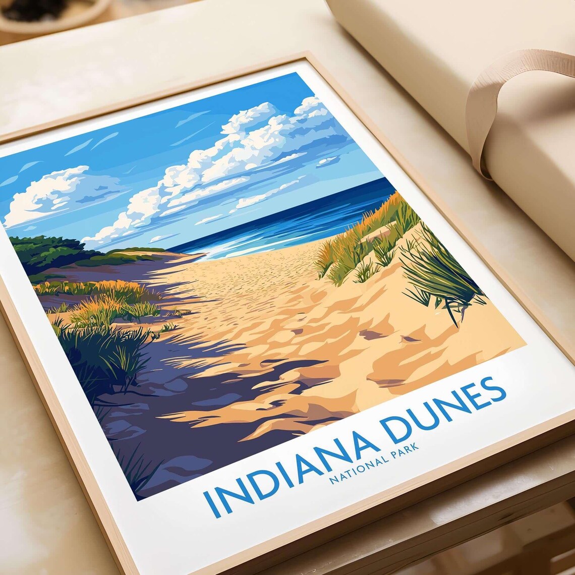 Indiana Dunes National Park Travel Poster