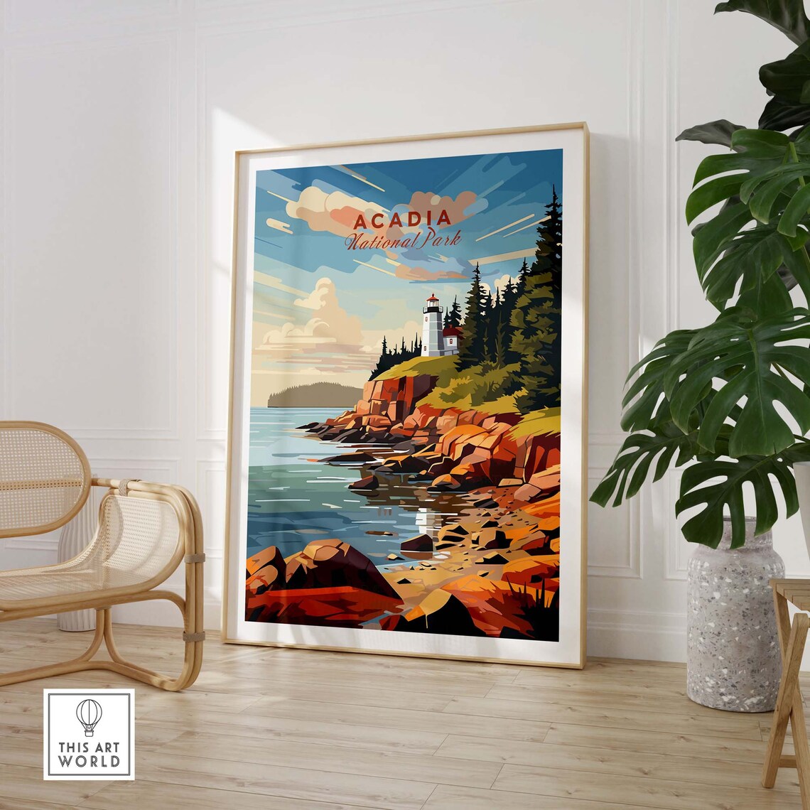 Acadia National Park Travel Print, Home Decor Poster - Image 3