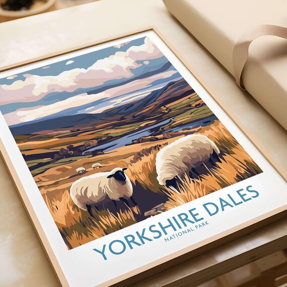 Yorkshire Dales National Park - Vintage Poster