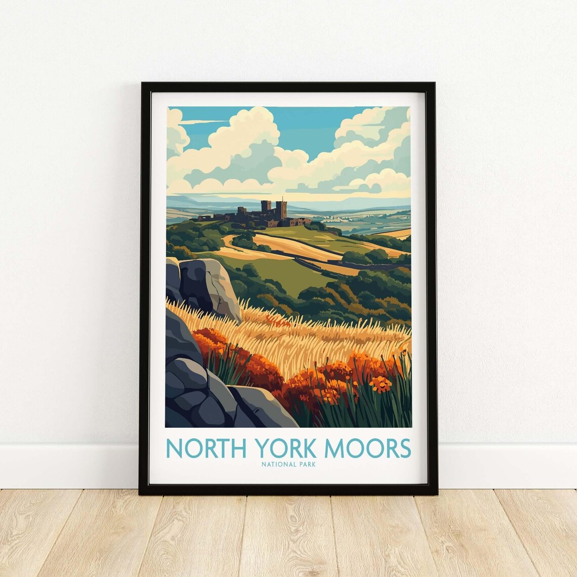 North York Moors National Park Art Print - Image 5