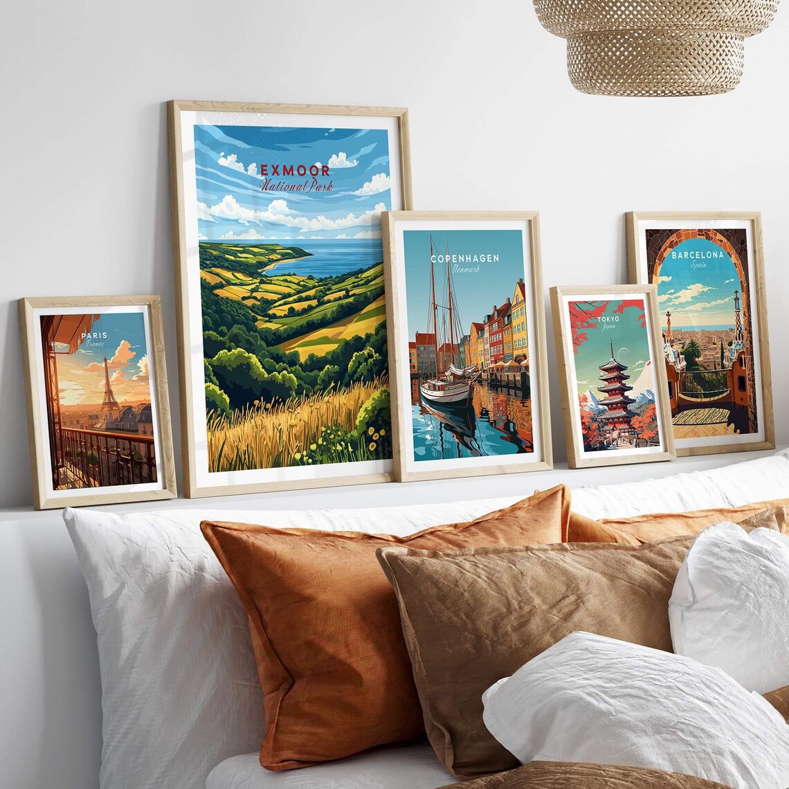 Exmoor Travel Poster, National Park Illustration - Image 3