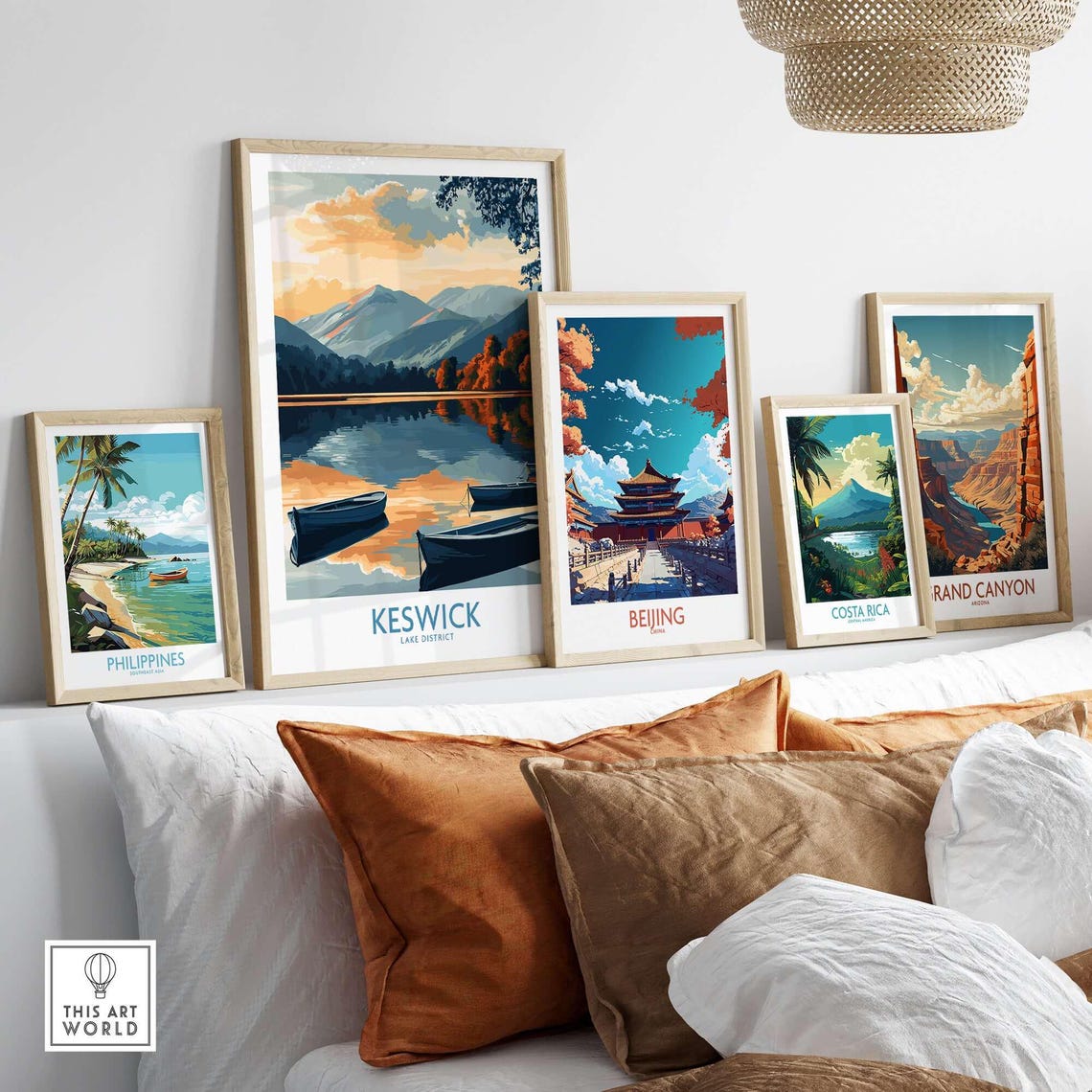 Keswick Art Print, Lake District Landscape - Image 3
