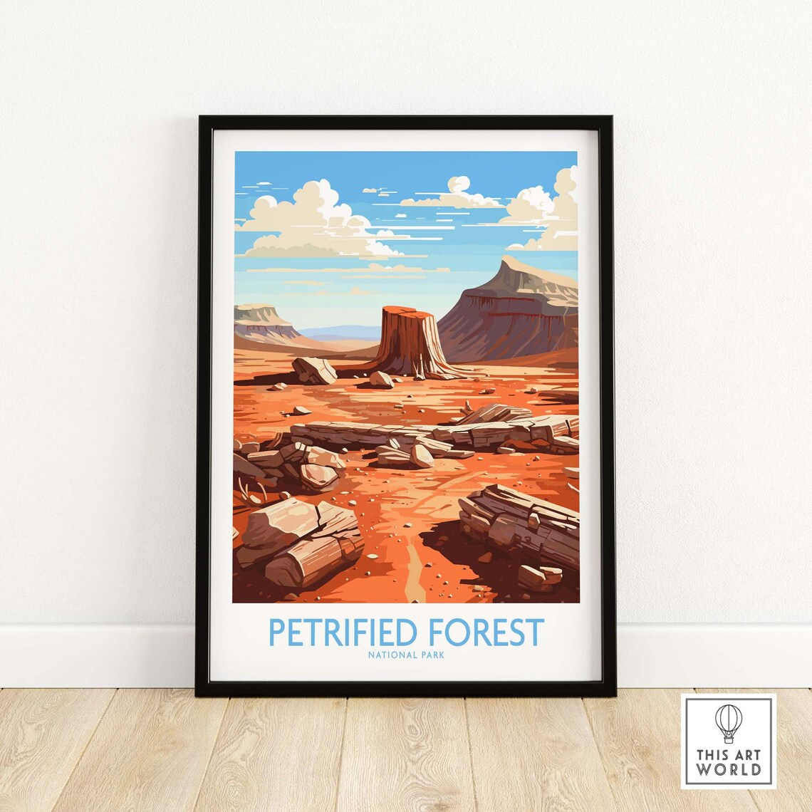 Petrified Forest National Park Travel Poster