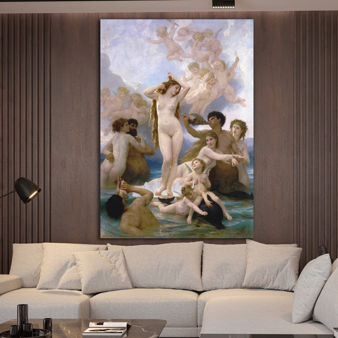 William Bouguereau Birth Of Venus Classic Mythology Art Poster - Image 3