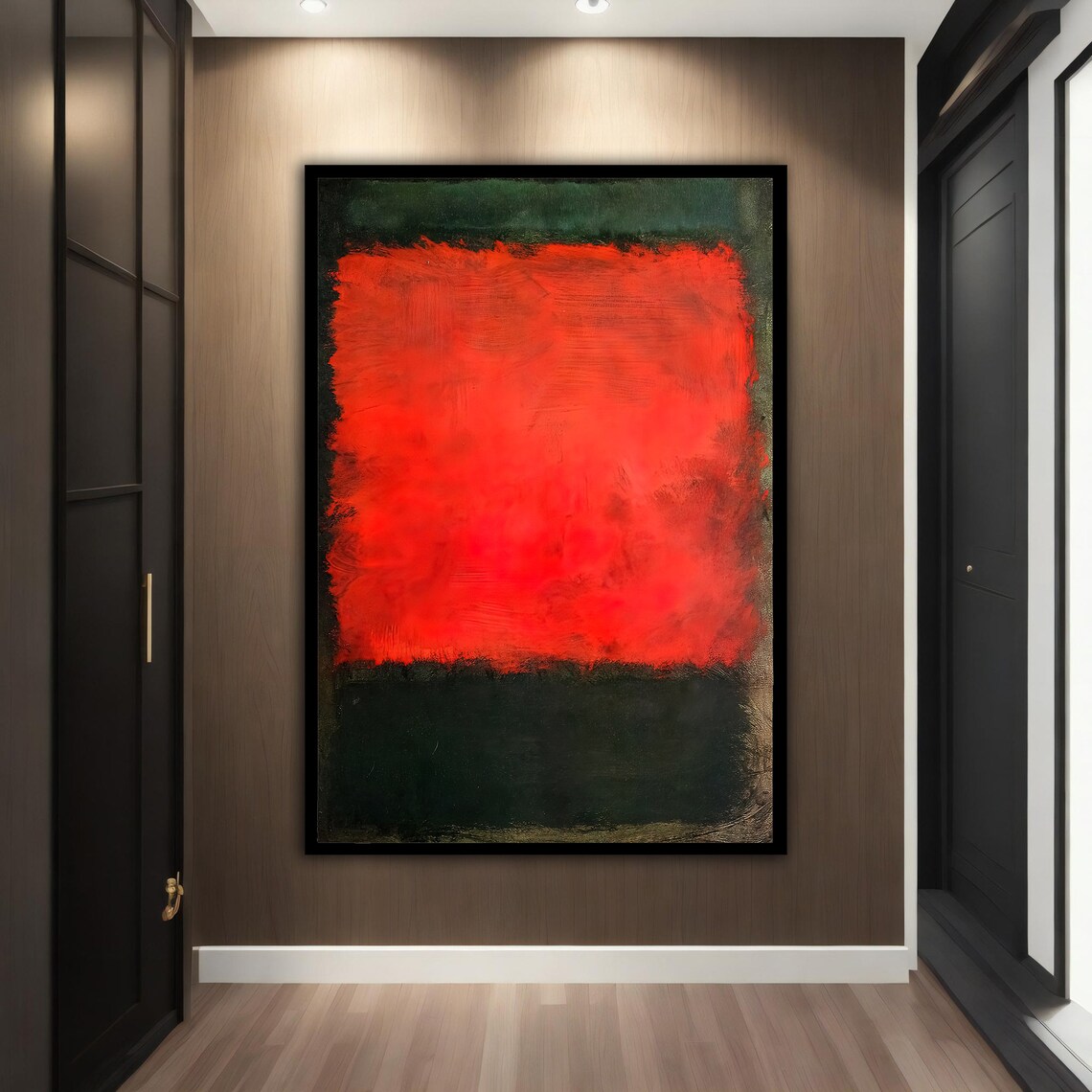 Mark Rothko Orange Wall Art Mark Rothko Production Modern Wall Art Abstract Art Mark Rothko Paint - Image 3