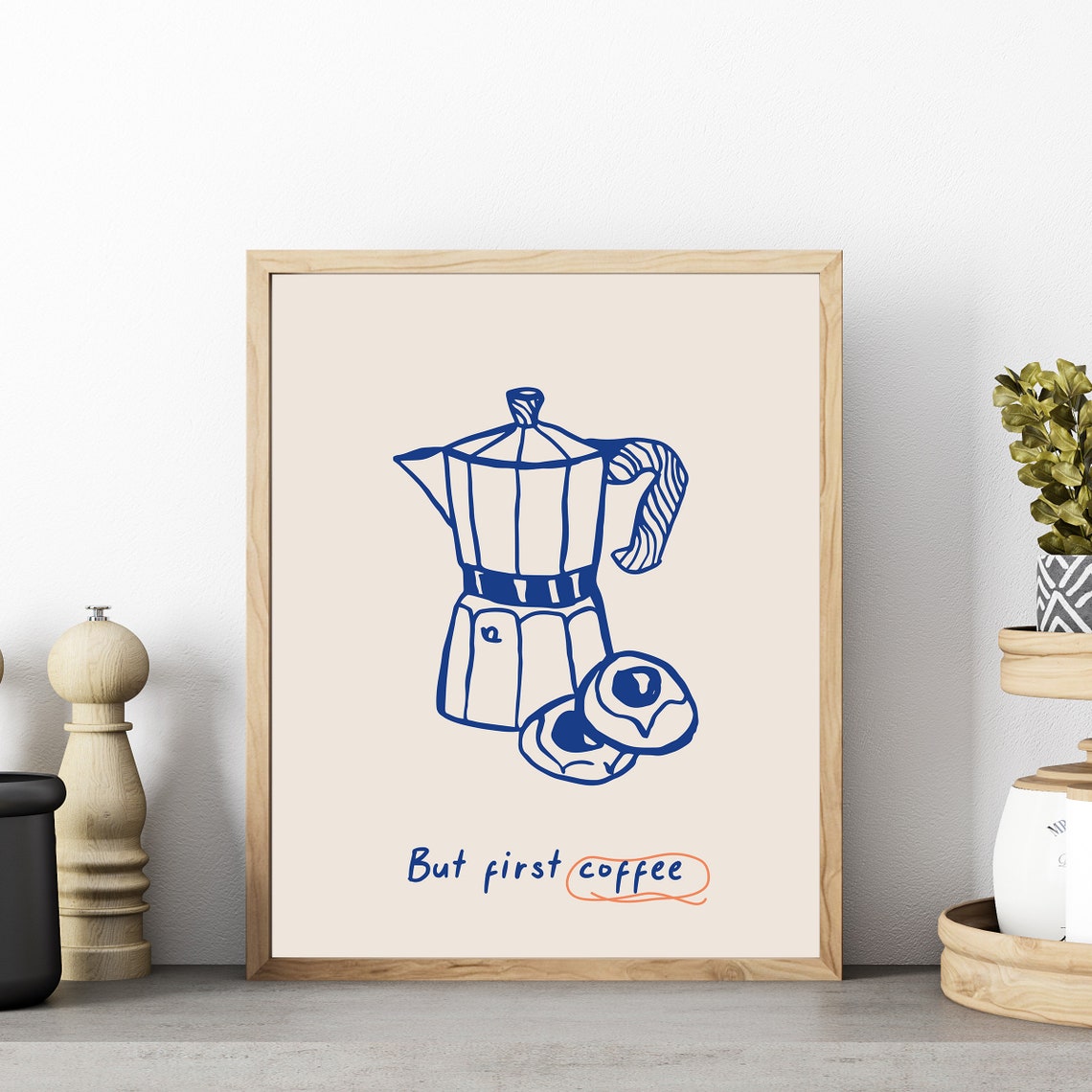 Coffee Pot Maker Vintage Food Poster, Kitchen Wall Art - Image 4