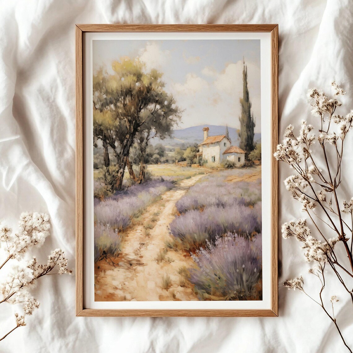 Spring Landscape, Cottagecore Farmhouse Decor - Image 4