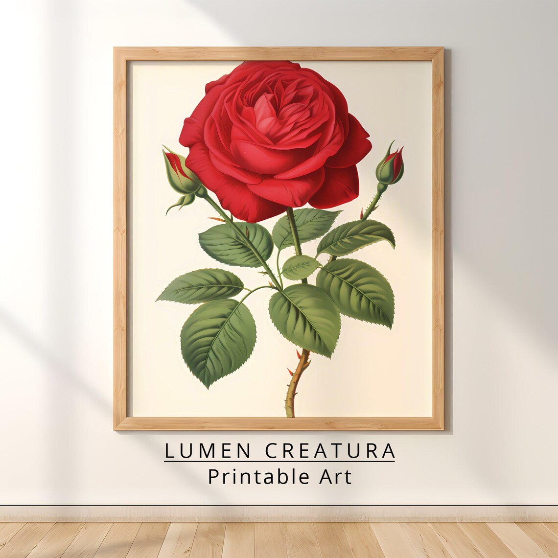 Rose Valentines Day Romantic Valentine Art Print - Image 4