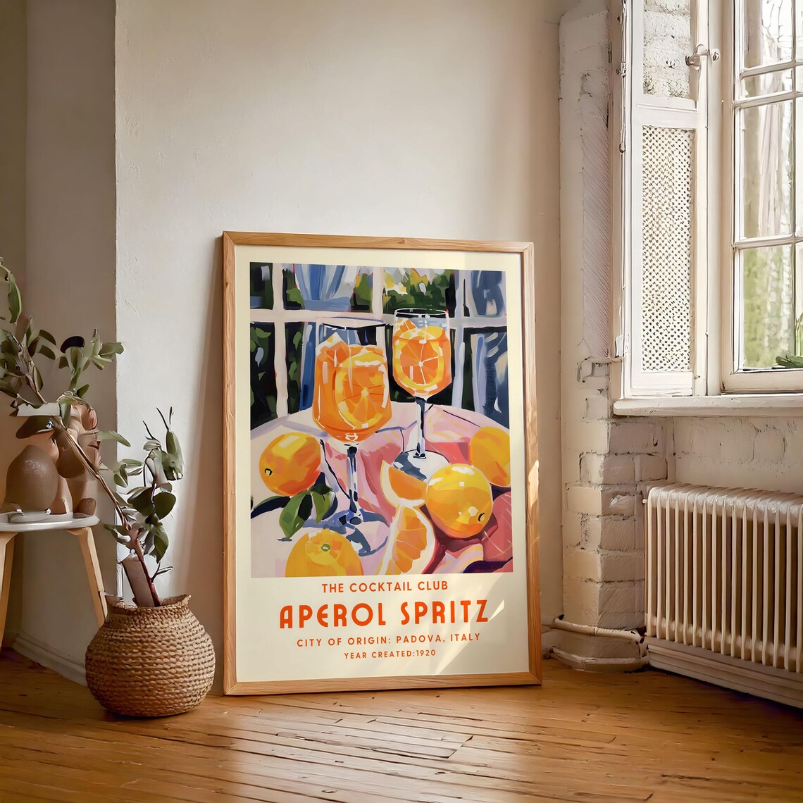 Aperol Spritz Italian Cocktail Art Print - Image 8