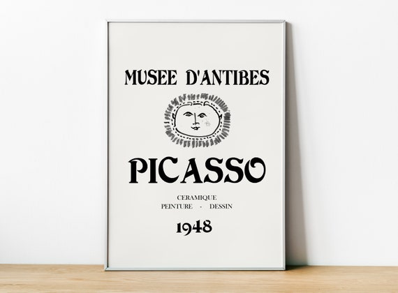 Pablo Picasso Musée D'Antibes Exhibition Poster