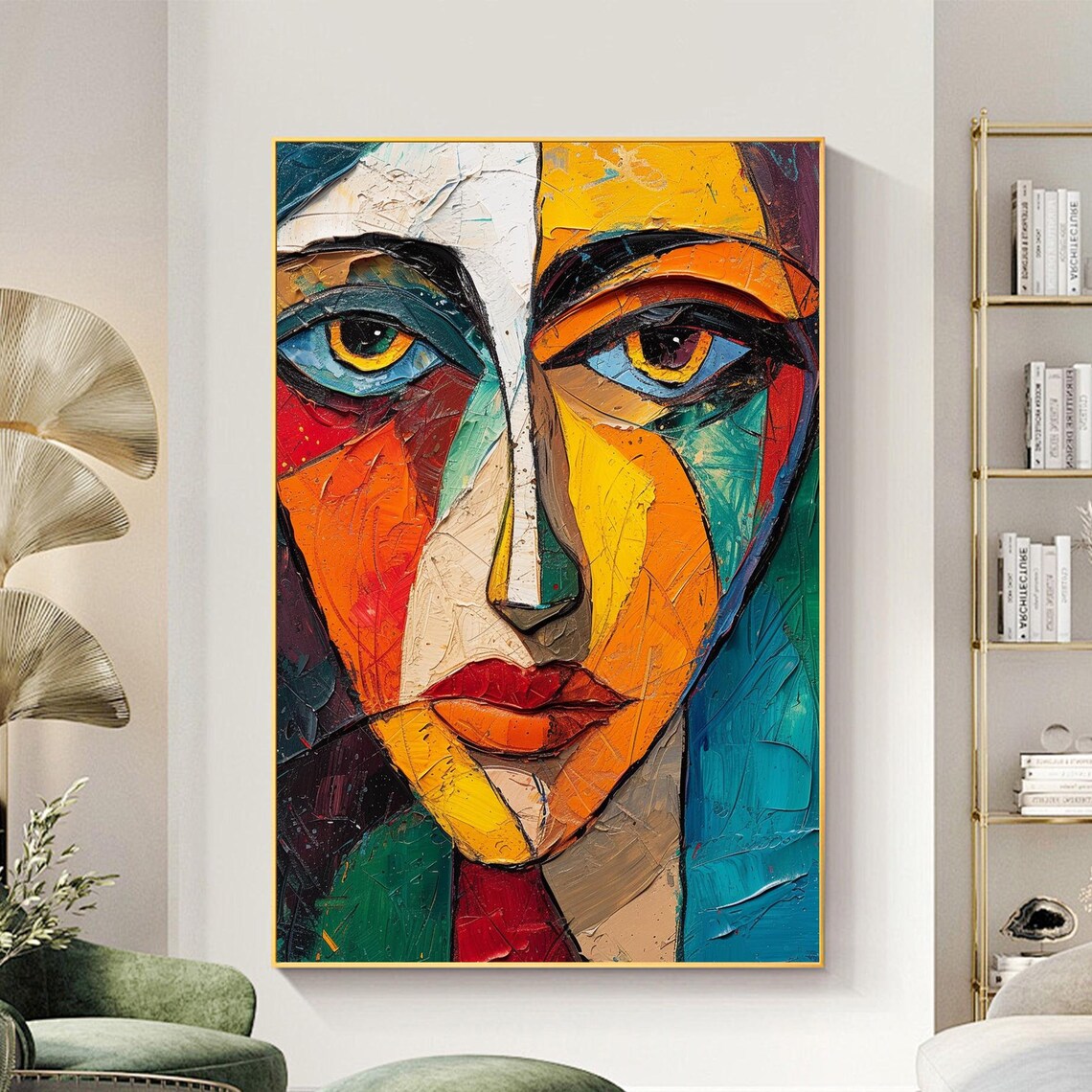 Custom Abstract Female Model Portrait Art Print