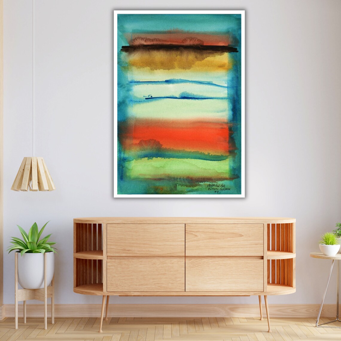 Mark Rothko Abstract Artwork, Modern Home Decor - Image 2