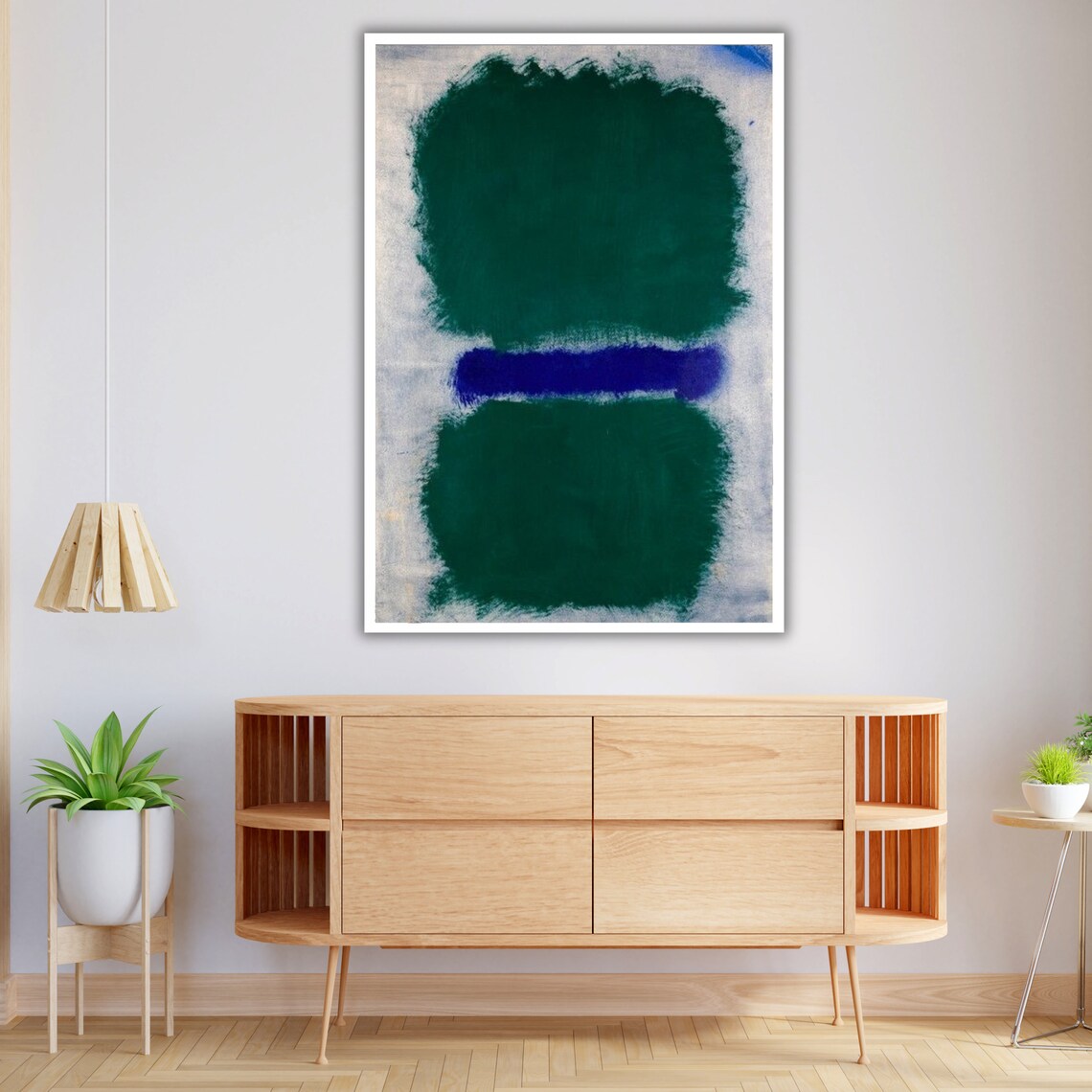 Vertical Rothko Style Contemporary Abstract Art - Image 2