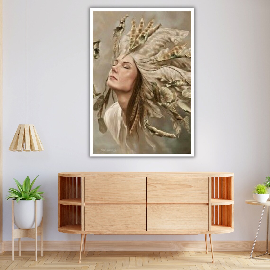 Surreal Wall Art Ready To Hang Abstract Art Decor Home Wall Decor Unique Gift - Image 4