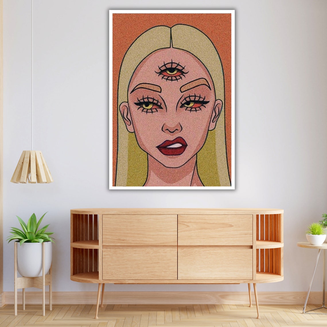 Mothers Day Gift Wall Art Women Wall Decor Ready To Hang Botanical Print - Image 2
