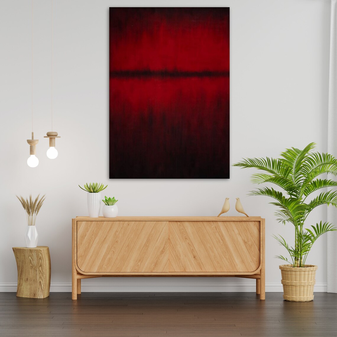 Abstract Mark Rothko Modern Minimalist Art Print - Image 2