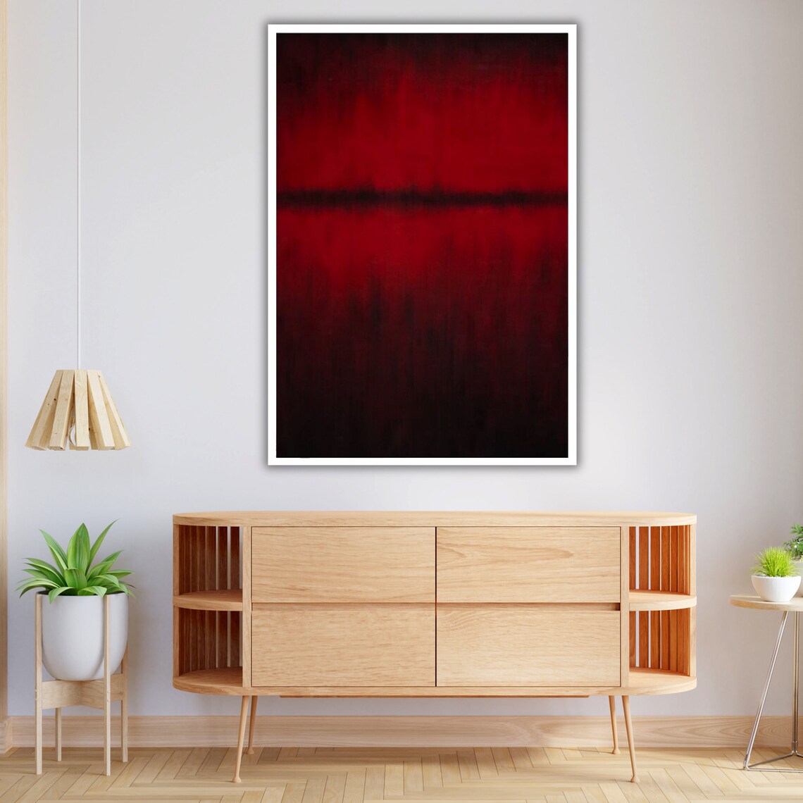 Abstract Mark Rothko Modern Minimalist Art Print - Image 3