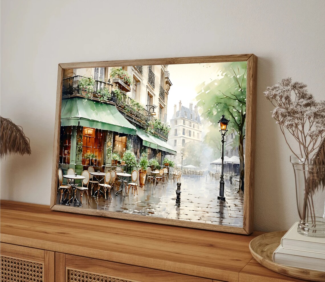 Paris Travel Poster, Parisian City Wall Art - Image 3