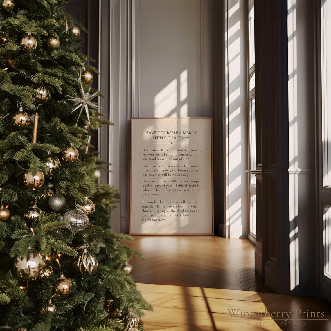 Have Yourself A Merry Little Christmas Poster