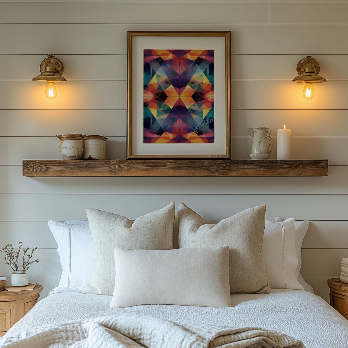 Geometric Abstract Wall Art - Image 2