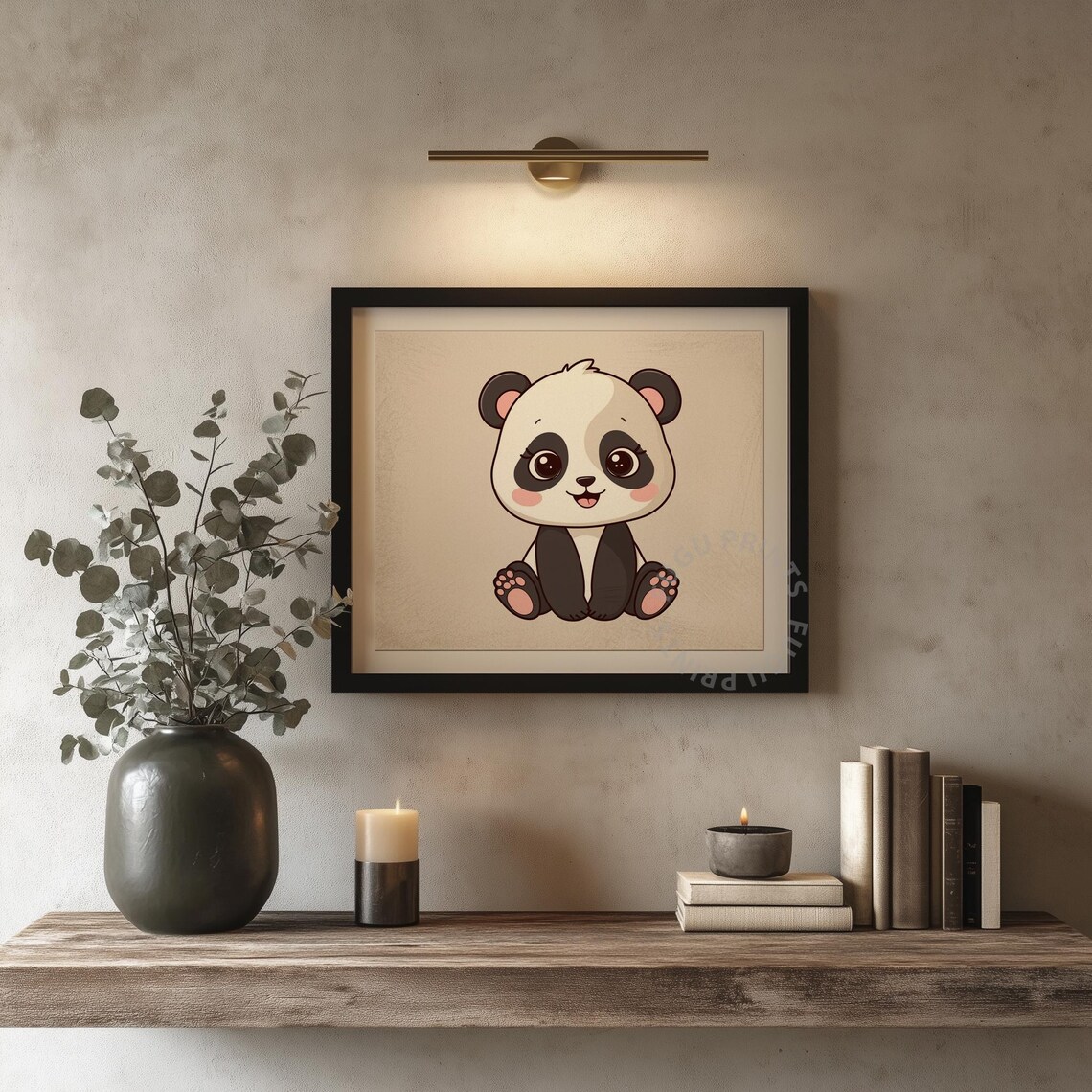 Cute Panda Animal Illustration, Nursery Decor - Image 4